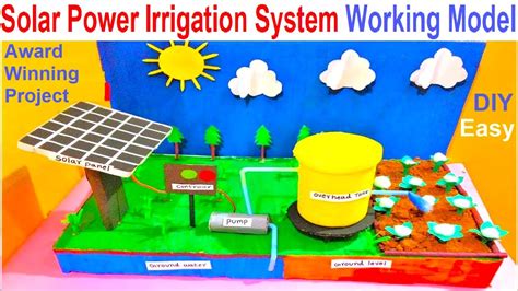 Solar Power Irrigation System Project Model Science Project Diy