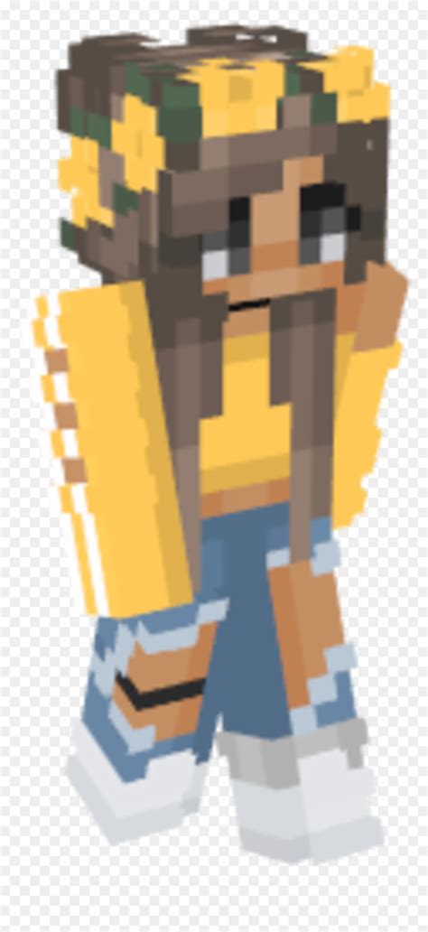 Yellow Aesthetic Minecraft Skins Hd Png Download Vhv