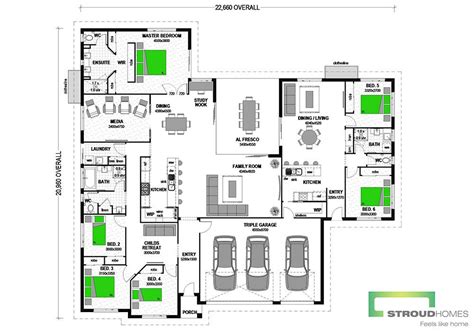 3 bedroom house with granny flat. Wildflower 375: Home With Granny Flat Design | Stroud ...