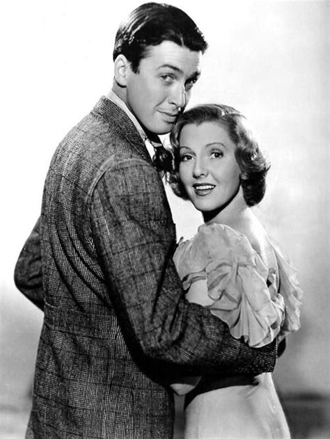 Jimmy Stewart And Jean Arthur Promo For “you Jean Arthur Classic Movie Stars Hollywood