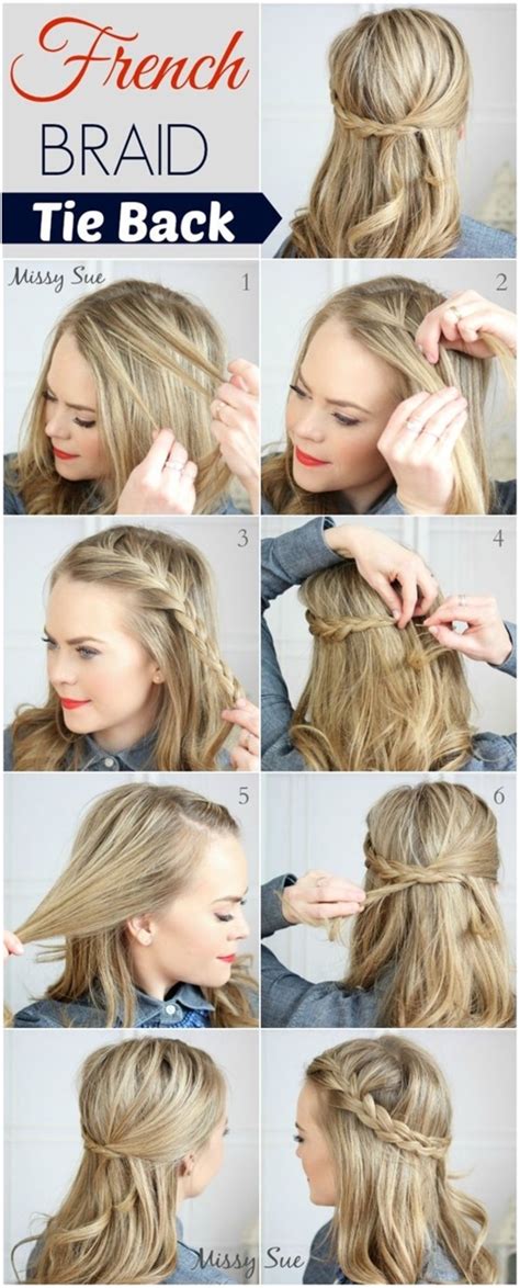 Keep repeating until you are to the middle of the back of the head (for shorter hair repeat until out of hair.) 9 bobby pin the braid with two pins in a x. 10 Best French Braid Hairstyles For Long Hair