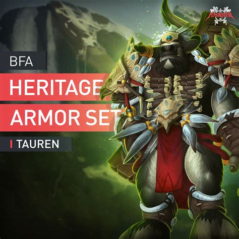 Tauren Heritage Armor Set Armor Tauren Transmogrification