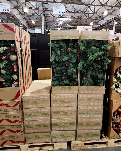 COSTCO 9' GREENERY GARLAND WITH DUAL COLOR LED LIGHTS - Eat With Emily