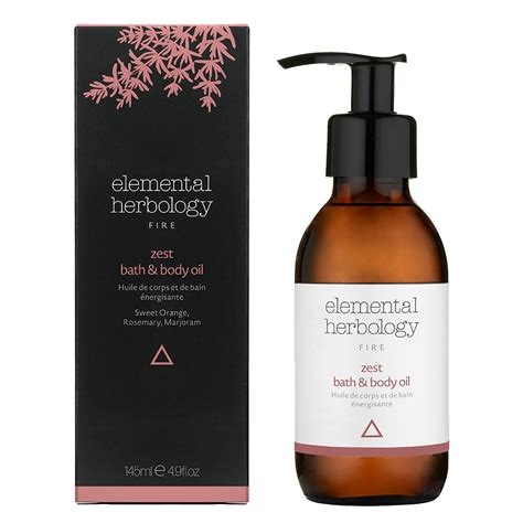 Elemental Herbology Fire Zest Bath And Body Oil Plaisirs Wellbeing And Lifestyle Products And Ts
