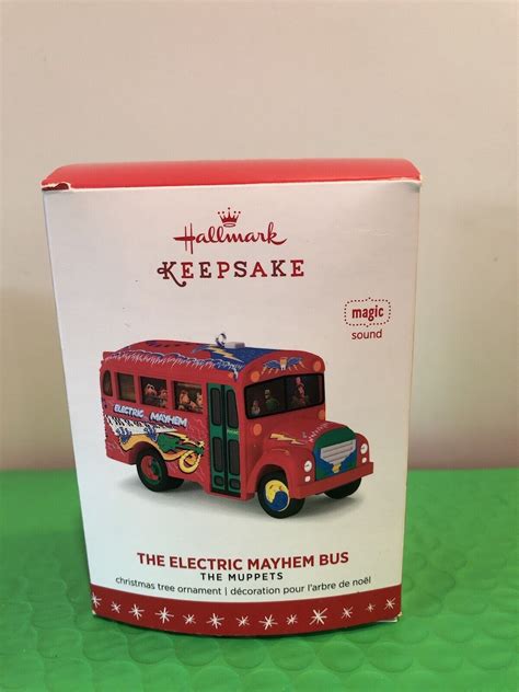 Hallmark Keepsake Ornament The Muppets The Electric Mayhem Bus 2016 Ebay