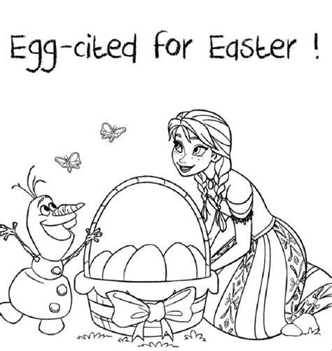 Elsa Easter Coloring Pages Coloring Pages