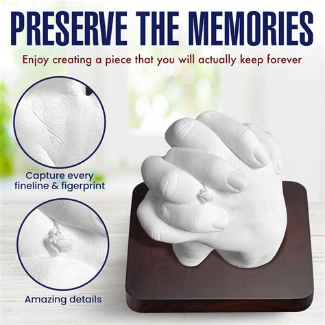 Hand Casting Kit For Couples Diy Plaster Statue Molding Kit Diy