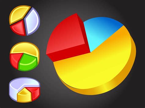 Pie Charts Vector Art And Graphics