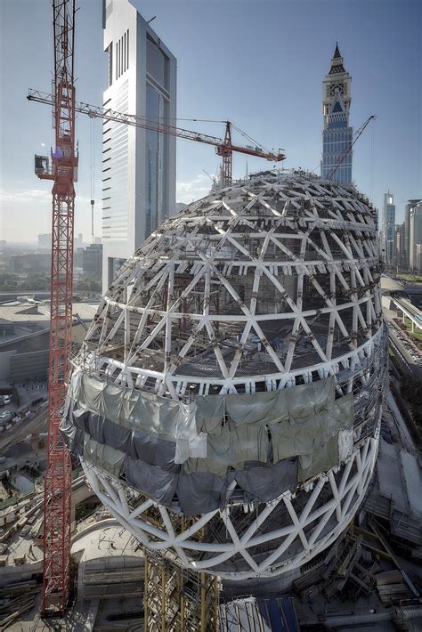 New Images Of Dubais Museum Of The Future Reveal Structural Complexity