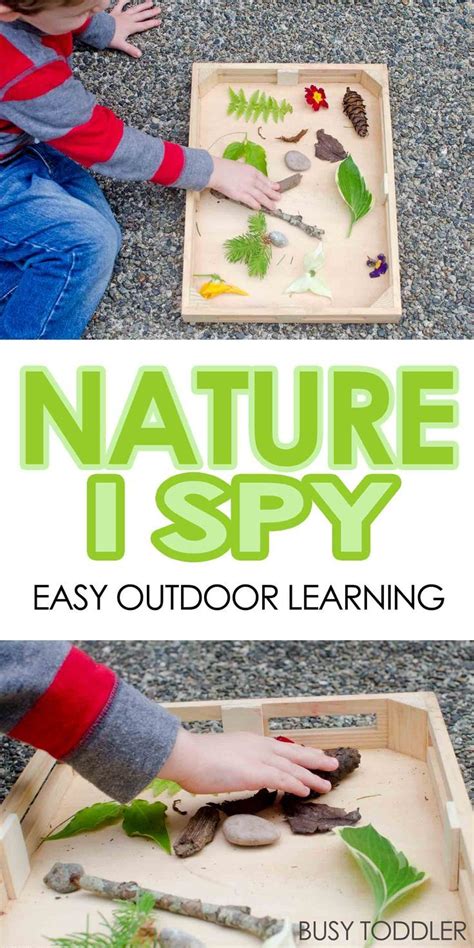 If that is also your goal then this list of gardening activities for kids will surely prove to be a great resource. Nature I-Spy with Toddlers | Outdoor activities for ...