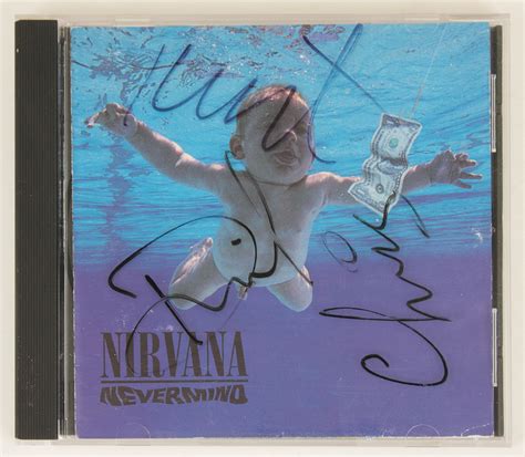 Lot Detail Nirvana Signed Nevermind Cd