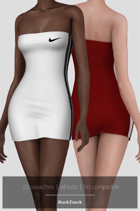 Nike Side Straps Dress Sims 4 The Sims Game