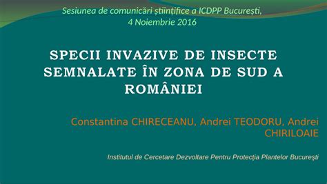 PDF Specii invazive de insecte semnalate în zona de sud a României