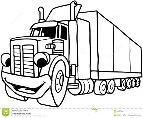8 Cartoon Semi Truck Vector Images Cartoon Semi Truck