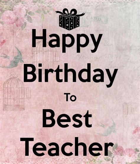 greatdayquotesn: Emotional Happy Birthday Teacher Quotes