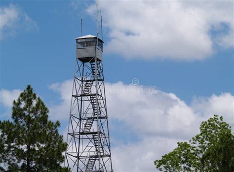 Fire Lookout Tower In South Georgia Stock Photo Image Of Lookout