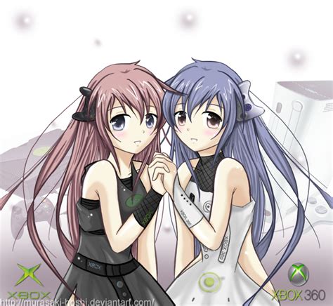 Xbox Girl Twins By Murasaki Hoshi On Deviantart