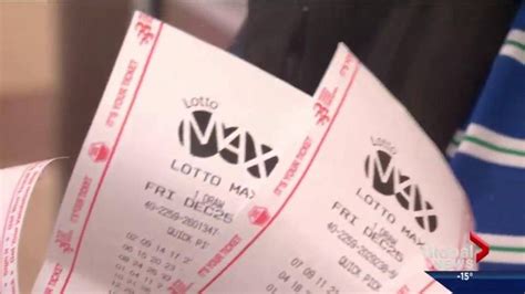 No Winning Ticket For 60million Jackpot In Friday39s Lotto Max Draw