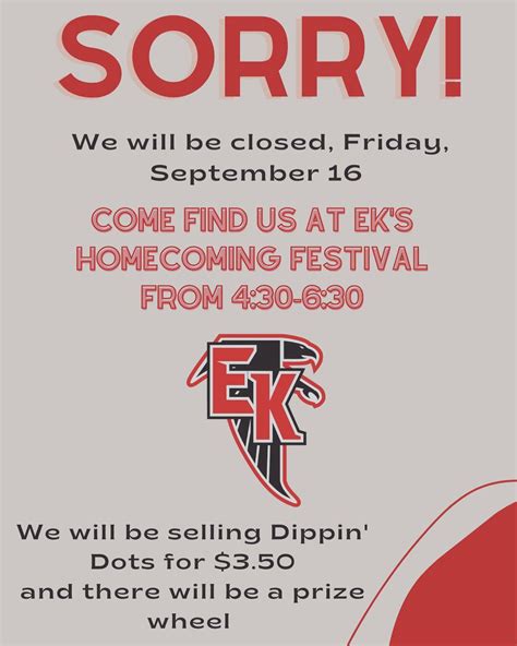 Come join us at EK’s homecoming... - Top This - Kentwood, MI