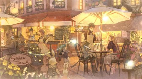 Anime Cafe Background 1920x1080 Download Beautiful Curated Free