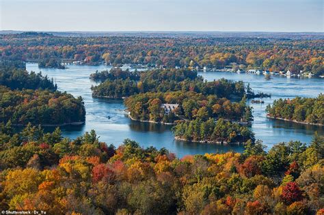 Pictured The Amazing Thousand Islands Archipelago On The Us Canada