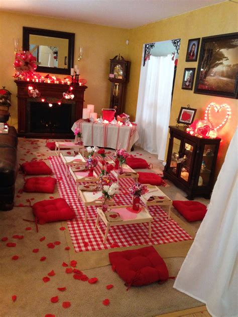 Decoration Dining Room For Romantic Valentine Day Home Design