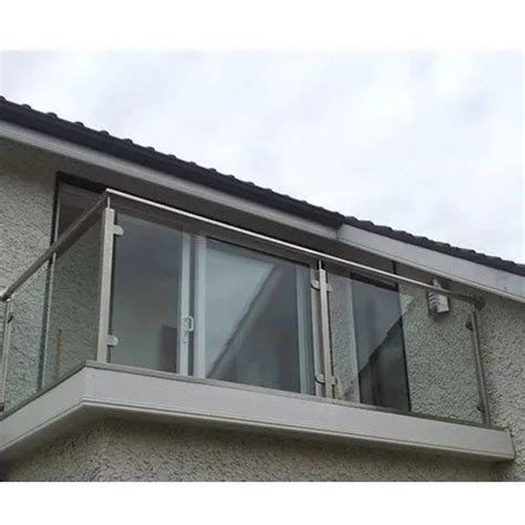 Ssglass Stainless Steel Glass Railing For Guest House Material Grade