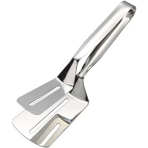 Spatula Tongs 304 Stainless Steel Bbq Tongs Flipping Easy Tongs
