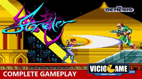 🎮 Strider Mega Drive Complete Gameplay Youtube