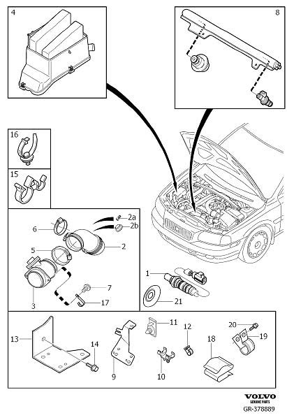 In this video i give a full in depth tour of a 2001 volvo s60. 2001 Volvo V70 Engine Air Intake Hose - 30792627 - Genuine ...