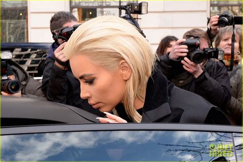 Kim Kardashian Debuts Platinum Blonde Hair Photo 3318879 Kanye West