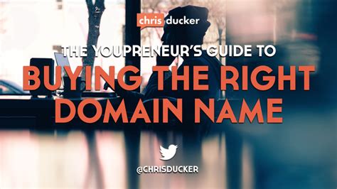 The Youpreneurs Guide To Buying The Right Domain Name