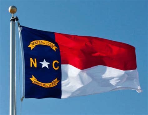 However, when a patriotic effect is desired, the flag may be displayed 24 hours a day if properly illuminated during the hours of darkness. North Carolina State Flag Banner Super-Poly 5x8 foot (150D ...