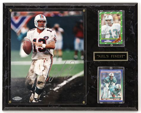 Lot Detail - 1990's Dan Marino Miami Dolphins Signed 12" x ...