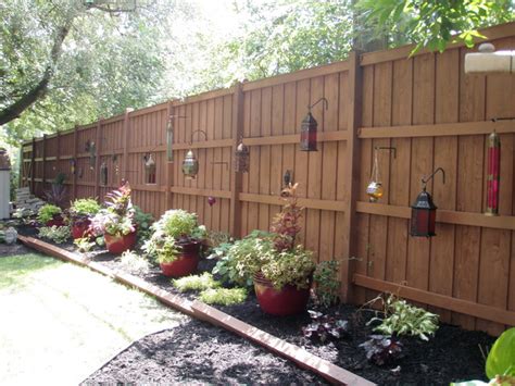 Create any design you want with this fence kit. Outdoor Landscape - Backyard Fence - Traditional ...