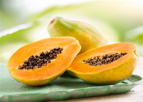 Papaya Und Papaya Kerne Exotische Und Gesunde Superfrucht Ist Heilmittel