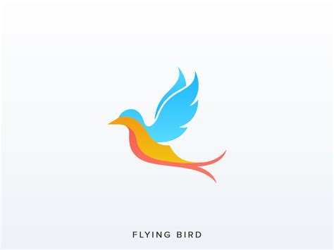 Flying Bird Logo By Crosslife On Dribbble