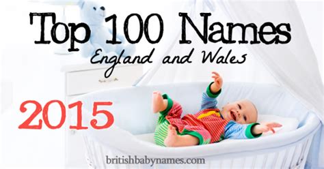 Top 100 Most Popular Names In England And Wales 2015