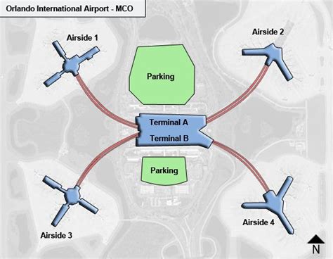 Orlando Airport Mco Airside C Map