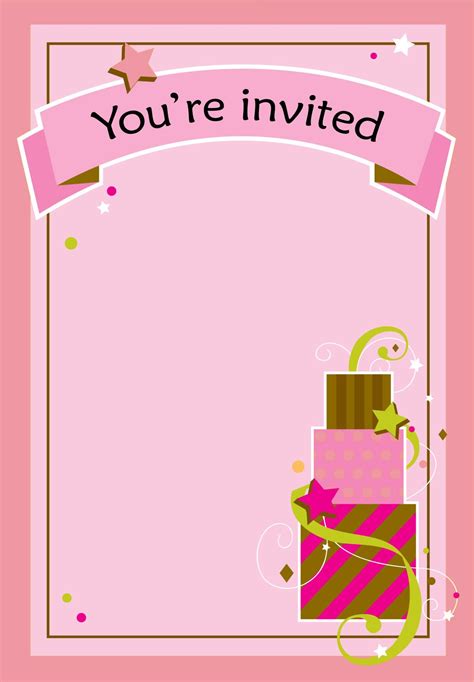 12 Magnificent Printable Birthday Invitation Templates For You