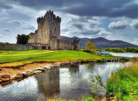 Ross Castle Irish Caisleán An Rois Is Located On The Edge Of Lough