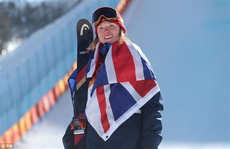 Izzy Atkin Claims Team Gbs First Ever Skiing Medal Daily Mail Online