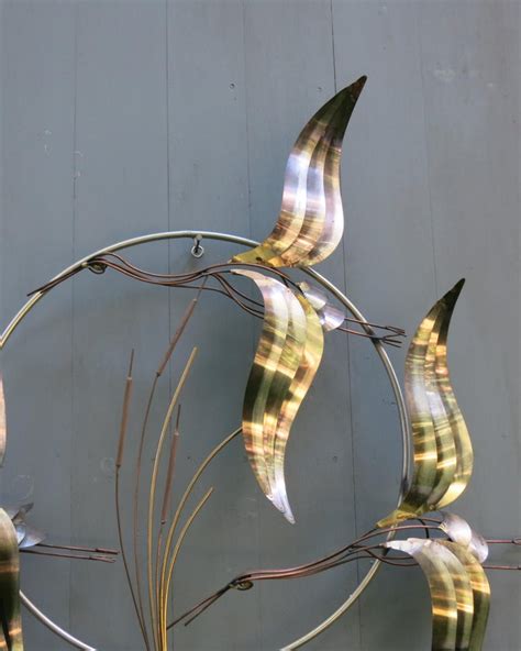 Abstract designs, coastal animals, personalized signs, and so much more add personality to your surroundings. Curtis Jere Artisan House Metal Bird Sculpture For Sale at ...