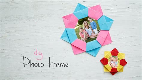 Whether you're confident with the basic template or you just want to. DIY Paper Photo Frame - YouTube