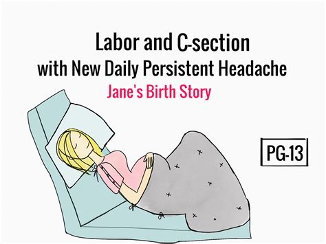 The Headache Princess Labor And C Section With New Daily Persistent