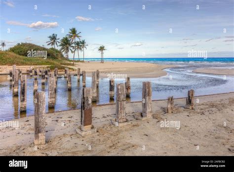 Playa Boca Ciega Playas Del Este Havana Cuba North America Stock