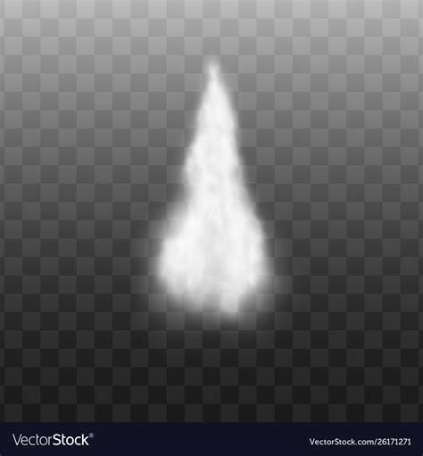 Jet Airplane Smoke Trail Texture White Rocket Vector Image