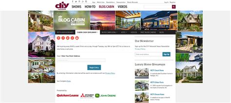 There are houses on the lake and the highway separates those houses from the blog cabin, which sits on a hill there. DIY Network Is Celebrating 10 Years Of Blog Cabin With A ...
