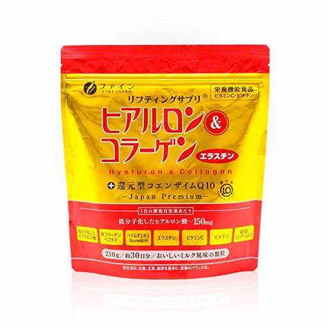 Диет формула в порошке Fine Japan Hyaluron & Collagen и коэнзим Q10 Fine Japan Hyaluron & Collagen и коэнзим Q10 Диет формула в порошке