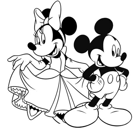 Sketsa Gambar Mickey Mouse Garlerisket